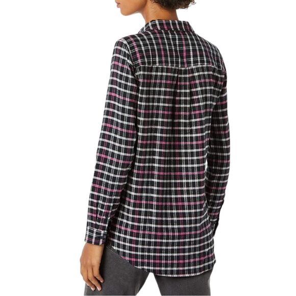 NWT Goodthreads Women's Brushed Flannel Boyfriend Tunic Size XS - Picture 2 of 12